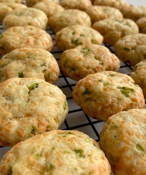 Cheesy Jalapeño Shortbread