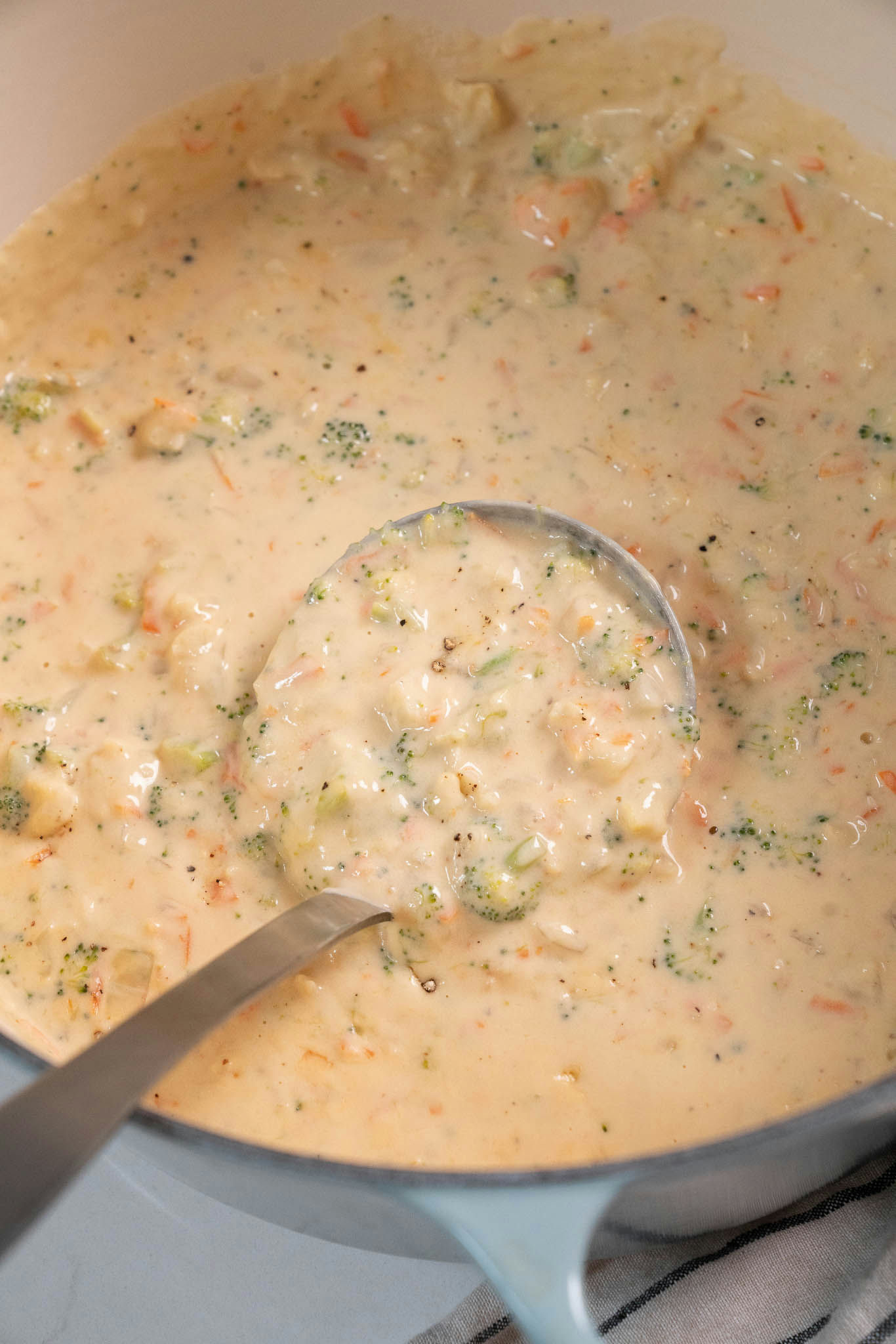 Broccoli Cauliflower Cheese Soup