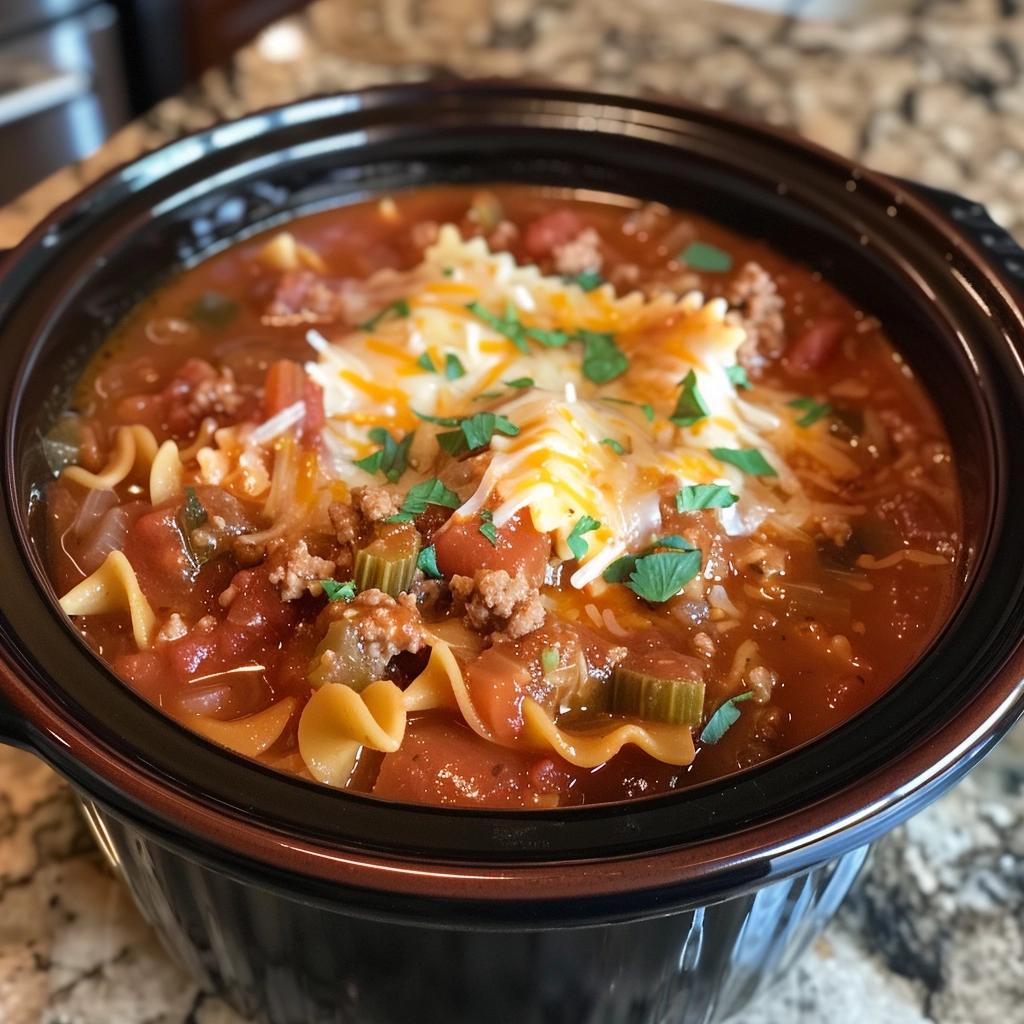 Slow Cooker Lasagna Soup – Best soup I’ve had all year! This recipe is so easy too, the slow cooker does the work for you!