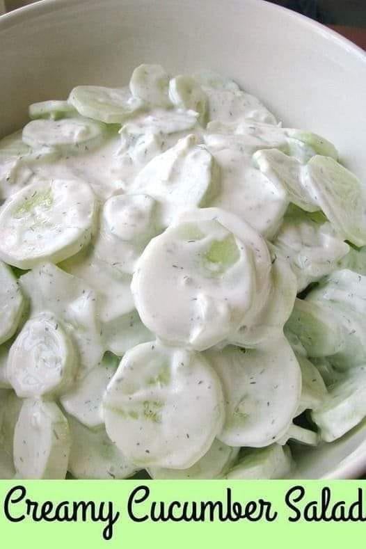 Creamy Cucumber Salad