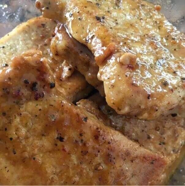 HONEY MUSTARD PORK CHOPS