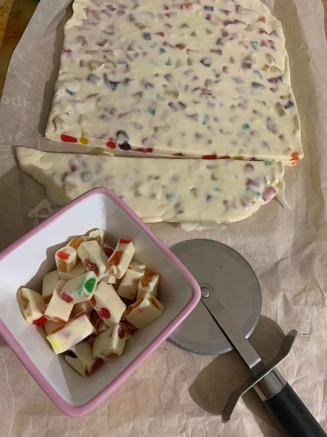 4 INGREDIENT NOUGAT BARS