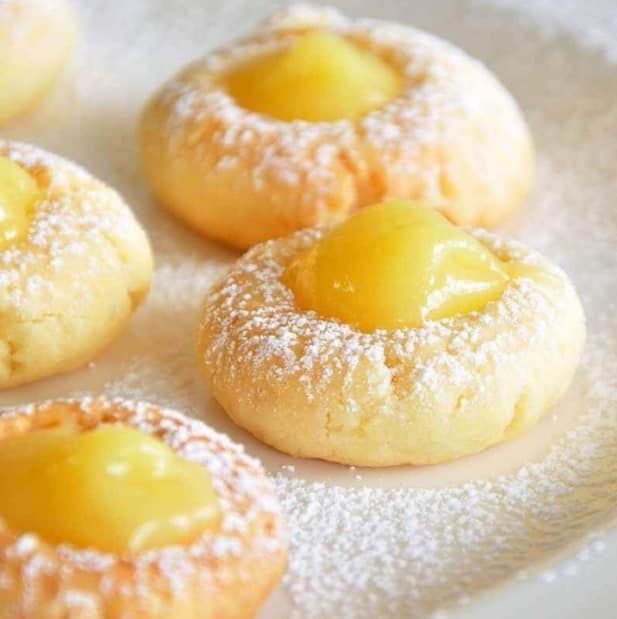 HOMEMADE LEMON CURD COOKIES