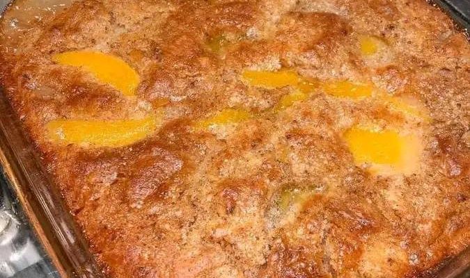 OLD TIME OVEN PEACH COBBLER