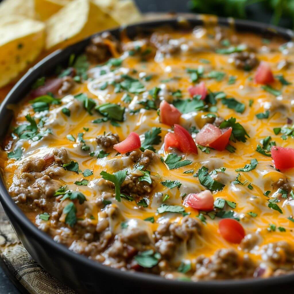 Slow Cooker Hamburger Dip