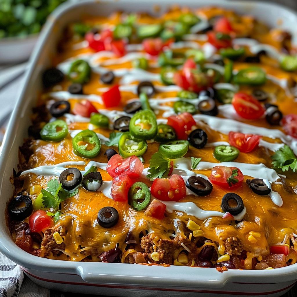 Cheesy Taco Casserole