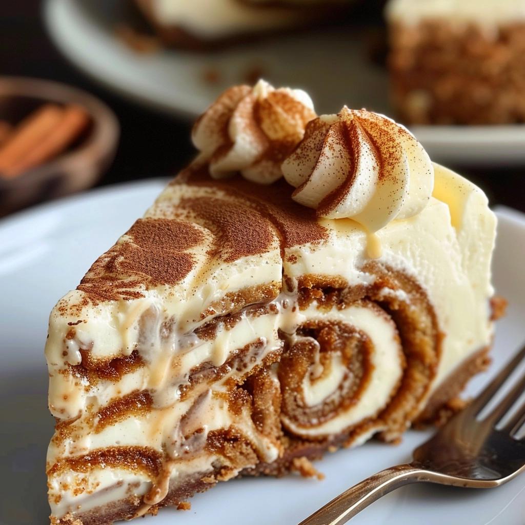 Cinnamon Roll Cheesecake