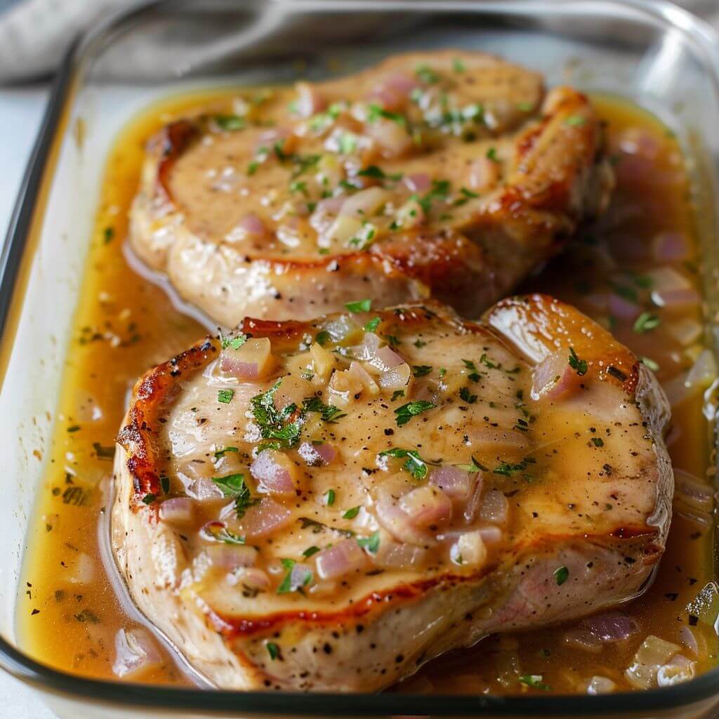 Smothered Baked Pork Chops