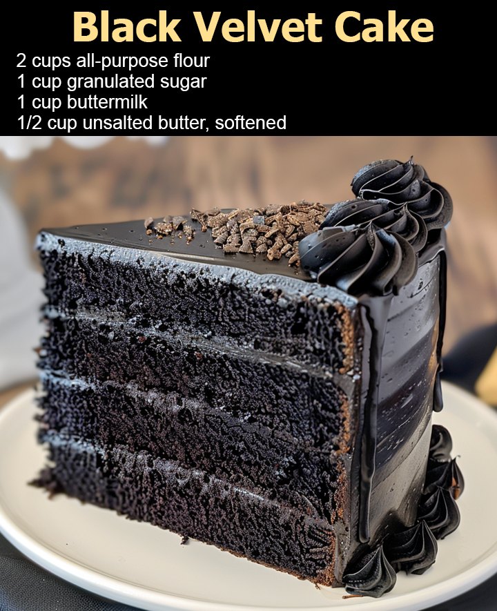 Black Velvet Cake