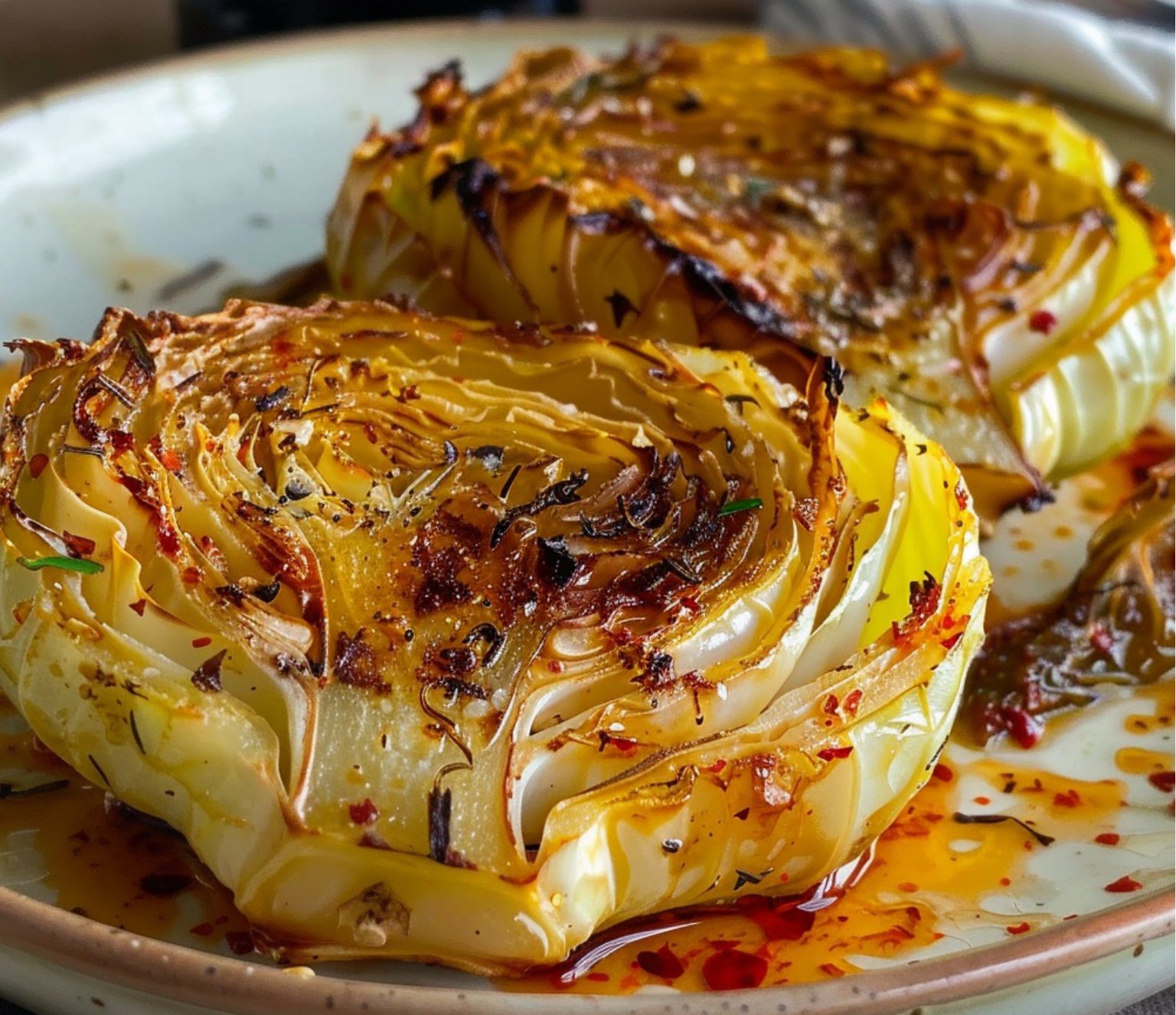 Baked Cabbage Steaks