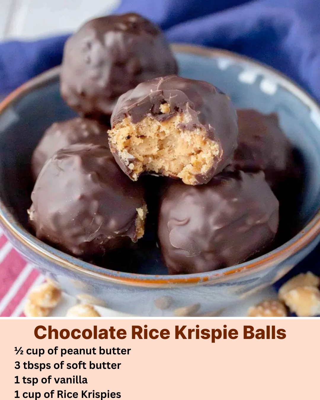 Chocolate Rice Krispie Balls