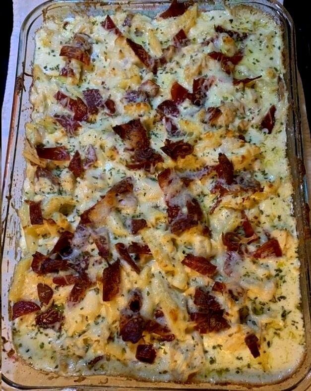 Chicken Bacon Ranch Casserole