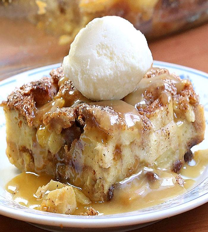 APPLE PIE BREAD PUDDING