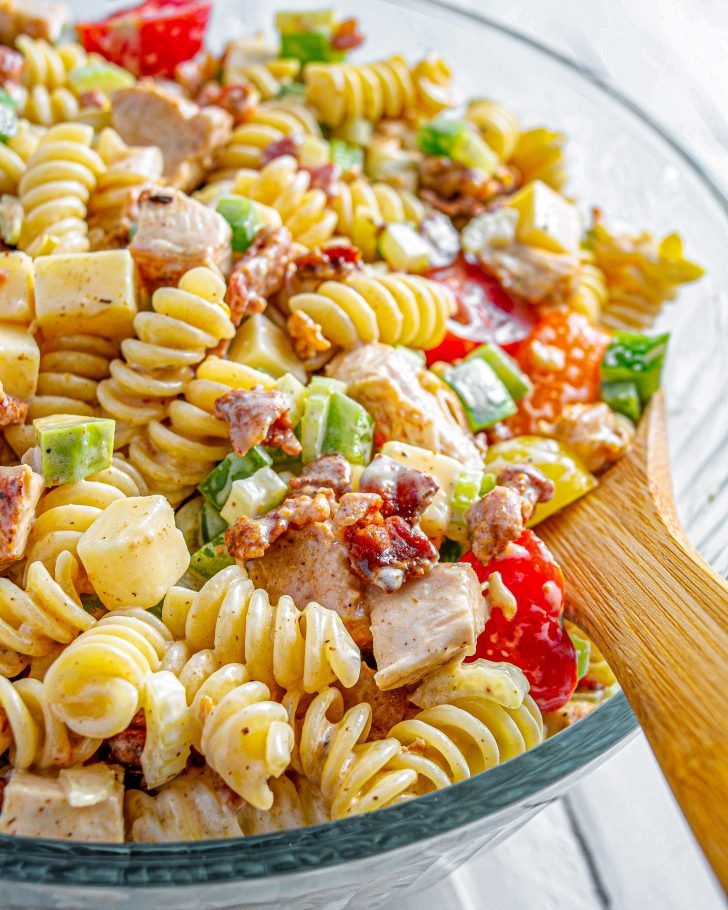 Chicken Club Pasta Salad