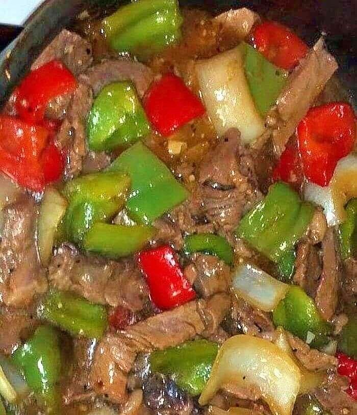 CROCK POT PEPPER STEAK