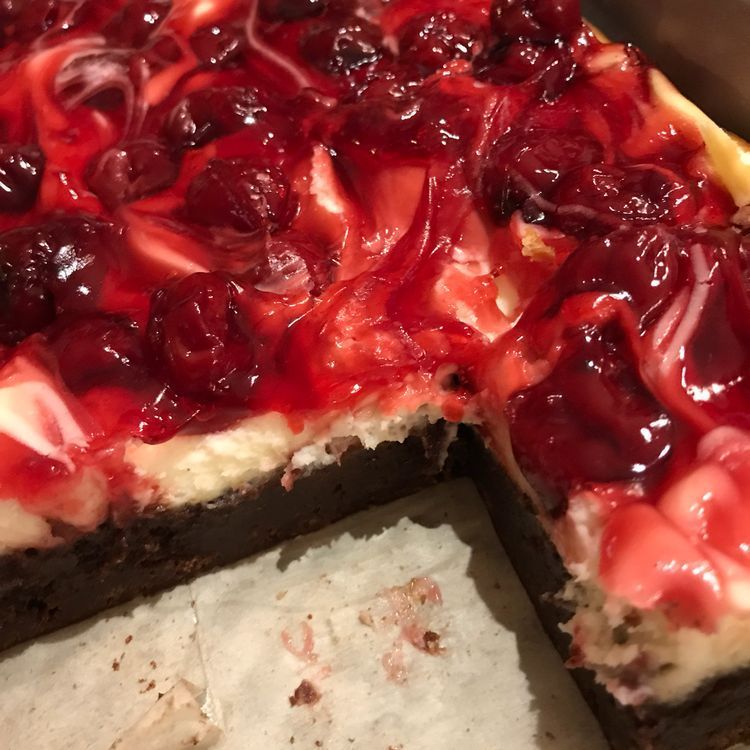 CHERRY CHEESECAKE BROWNIES