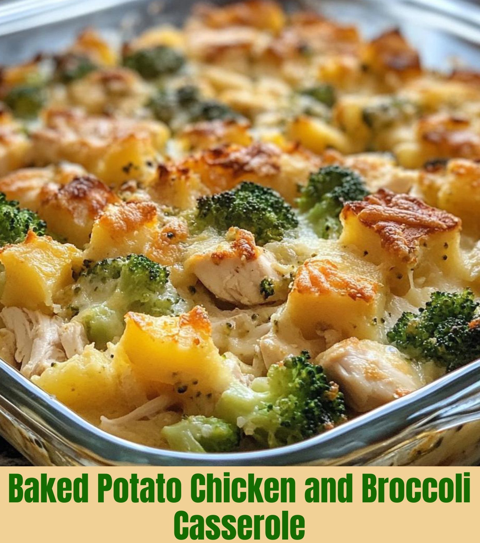 Baked Potato Chicken and Broccoli Casserole