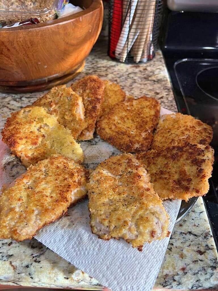 PARMESAN CRUSTED PORK CHOPS