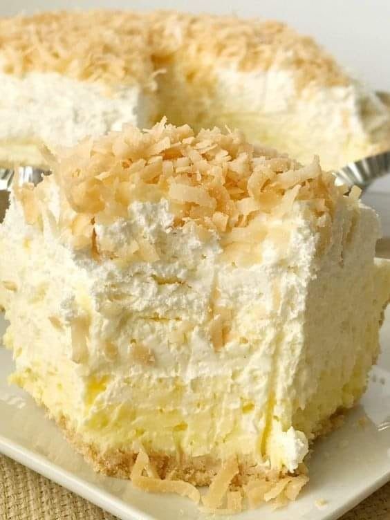 No Bake Coconut Cream Pie