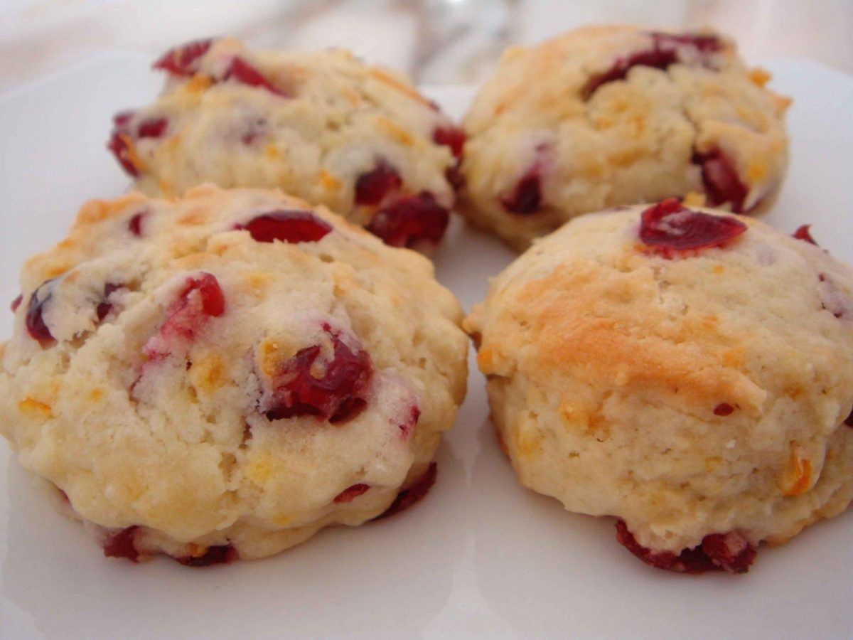 CRANBERRY ORANGE SCONES