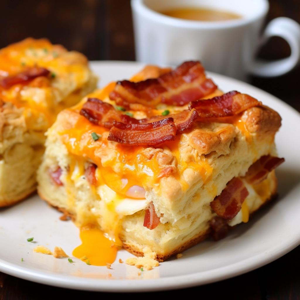 Christmas Morning Bacon, Egg and Cheese Biscuit Bake – Biggest Idea