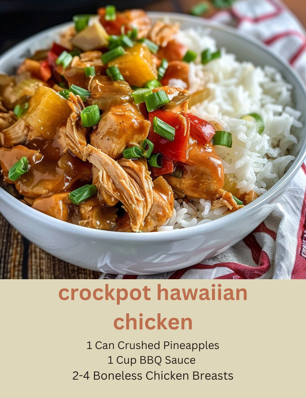 Crock Pot Hawaiian Chicken