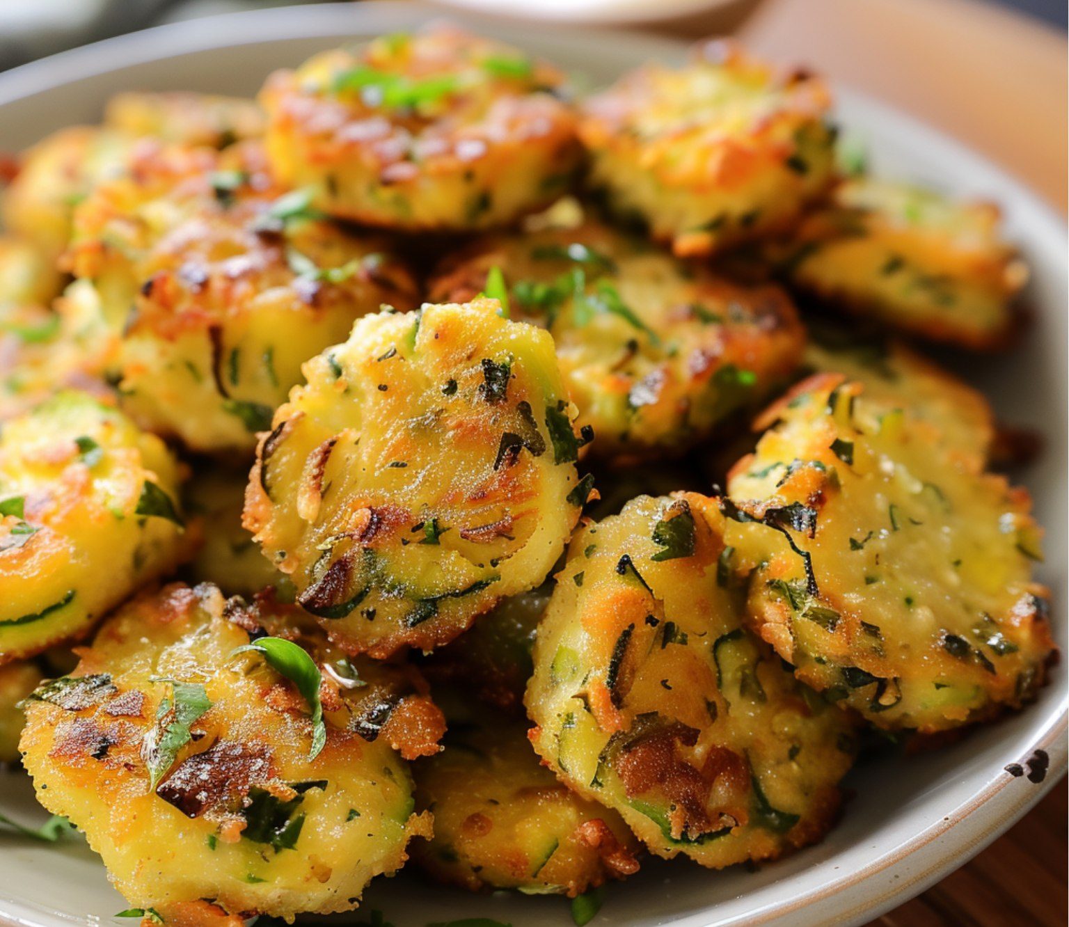 Zucchini Garlic Bites