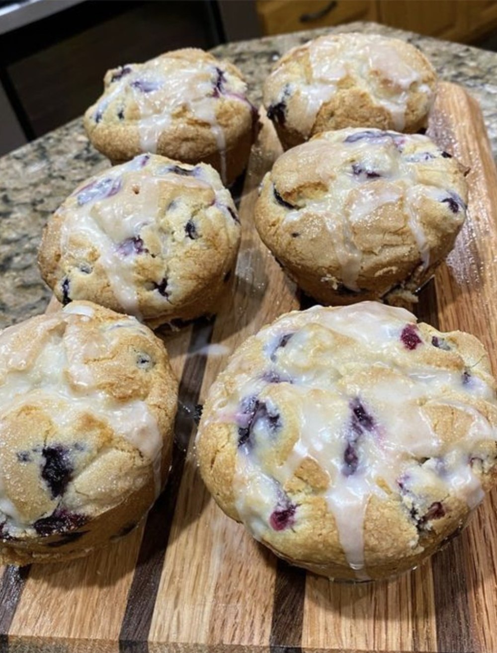 Lemon Blueberry Donut Muffins