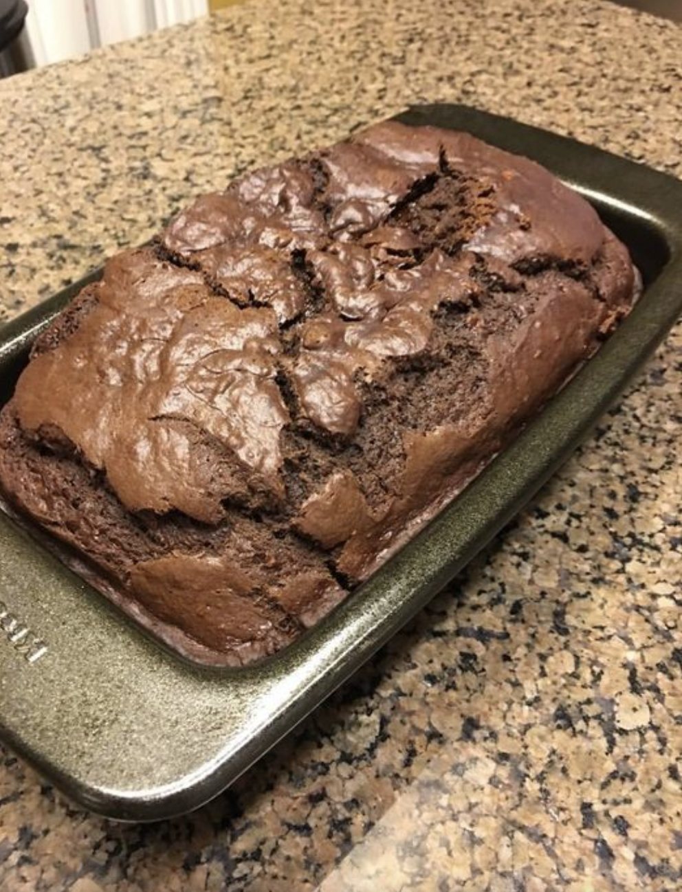 Hot Fudge Brownie Bread