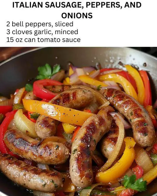 Italian Sausage, Peppers, and Onions - Biggest Idea