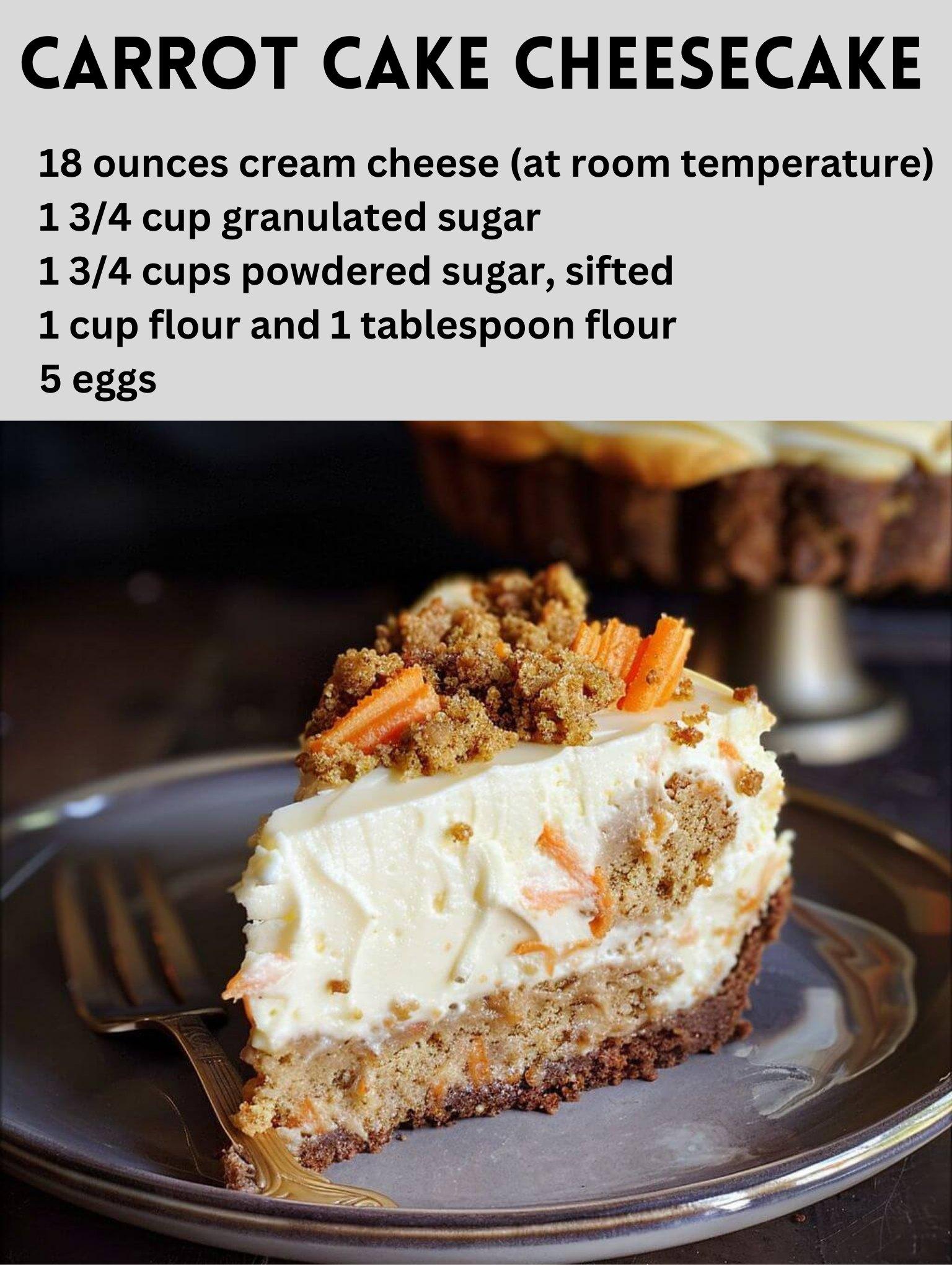 Carrot Cake Cheesecake