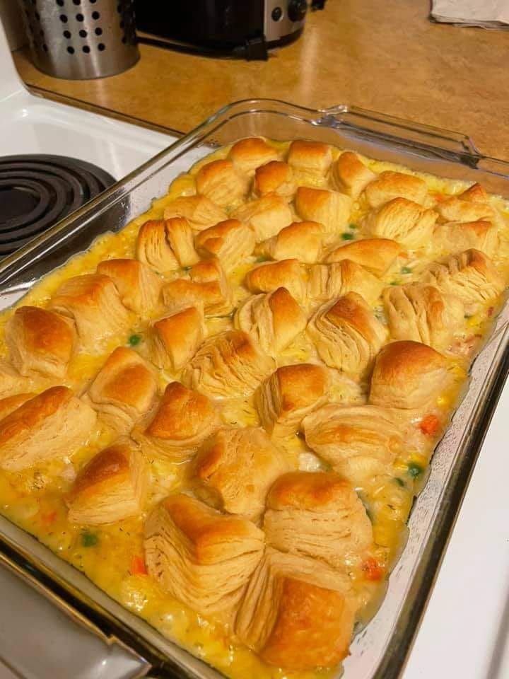 CHICKEN POT PIE CASSEROLE