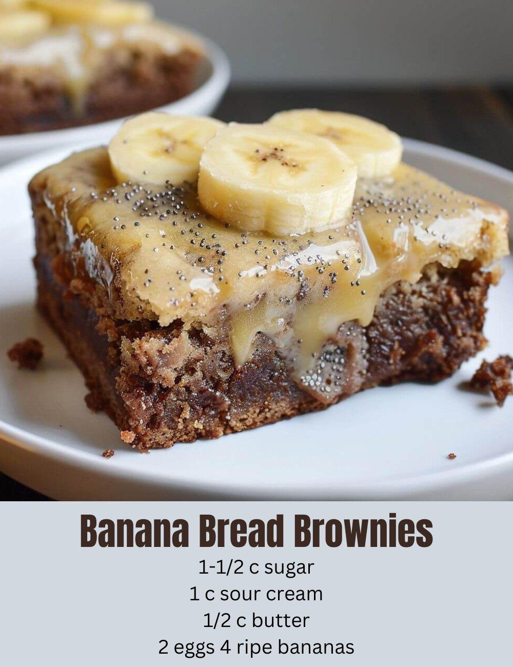 Banana Bread Brownies