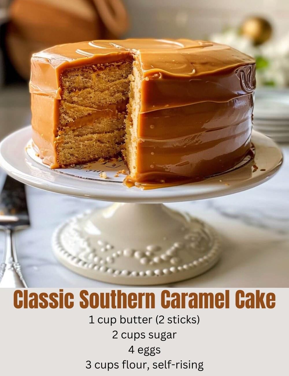 Classic Southern Caramel Cake