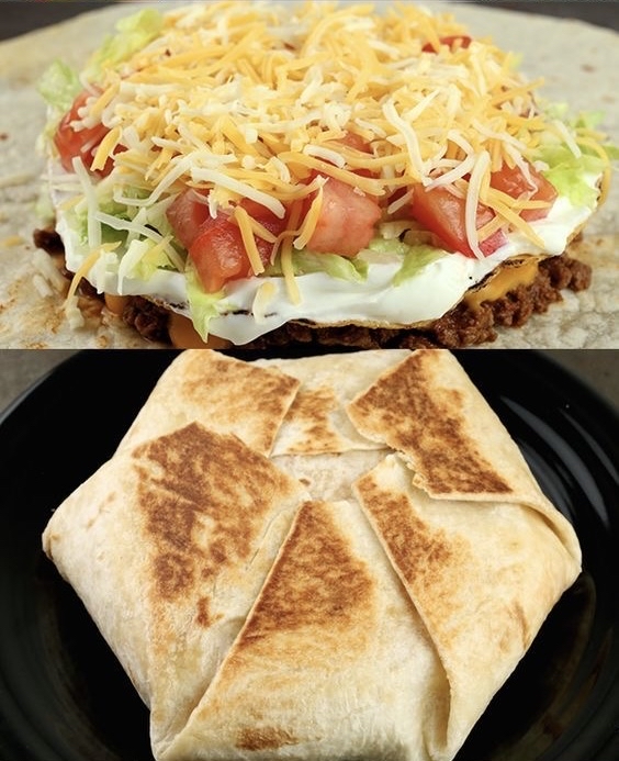 Homemade Crunch Wrap Supreme