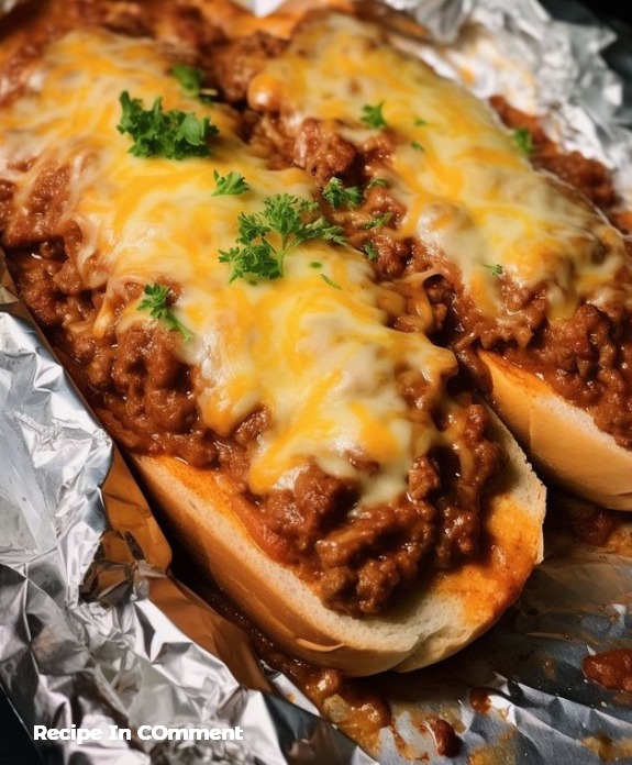 Sloppy Joe Garlic Bread