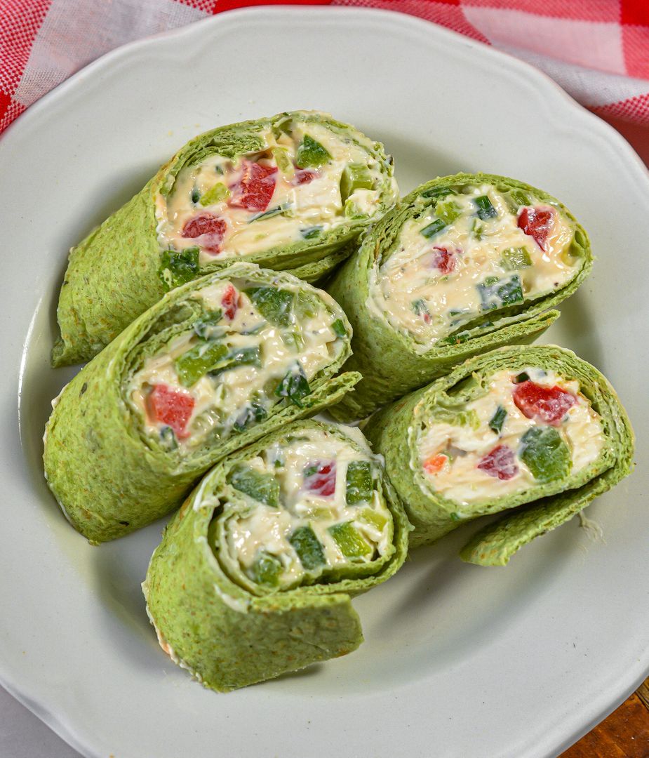 VEGETABLE & CREAM CHEESE TORTILLA ROLL UPS