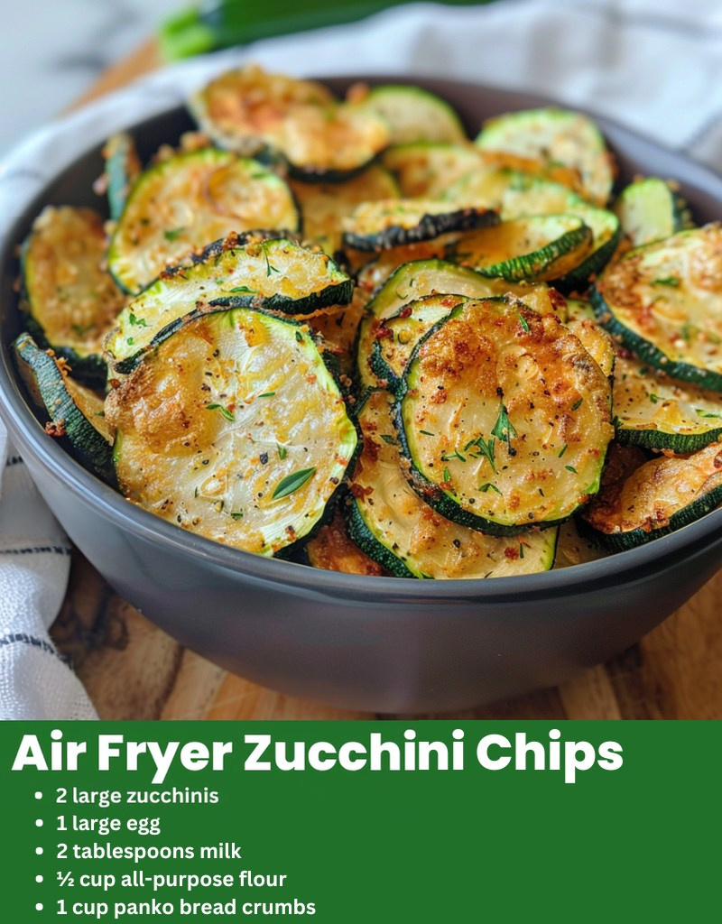 Air Fryer Zucchini Chips