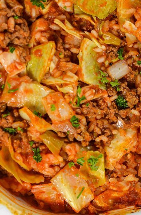 CABBAGE ROLL CASSEROLE