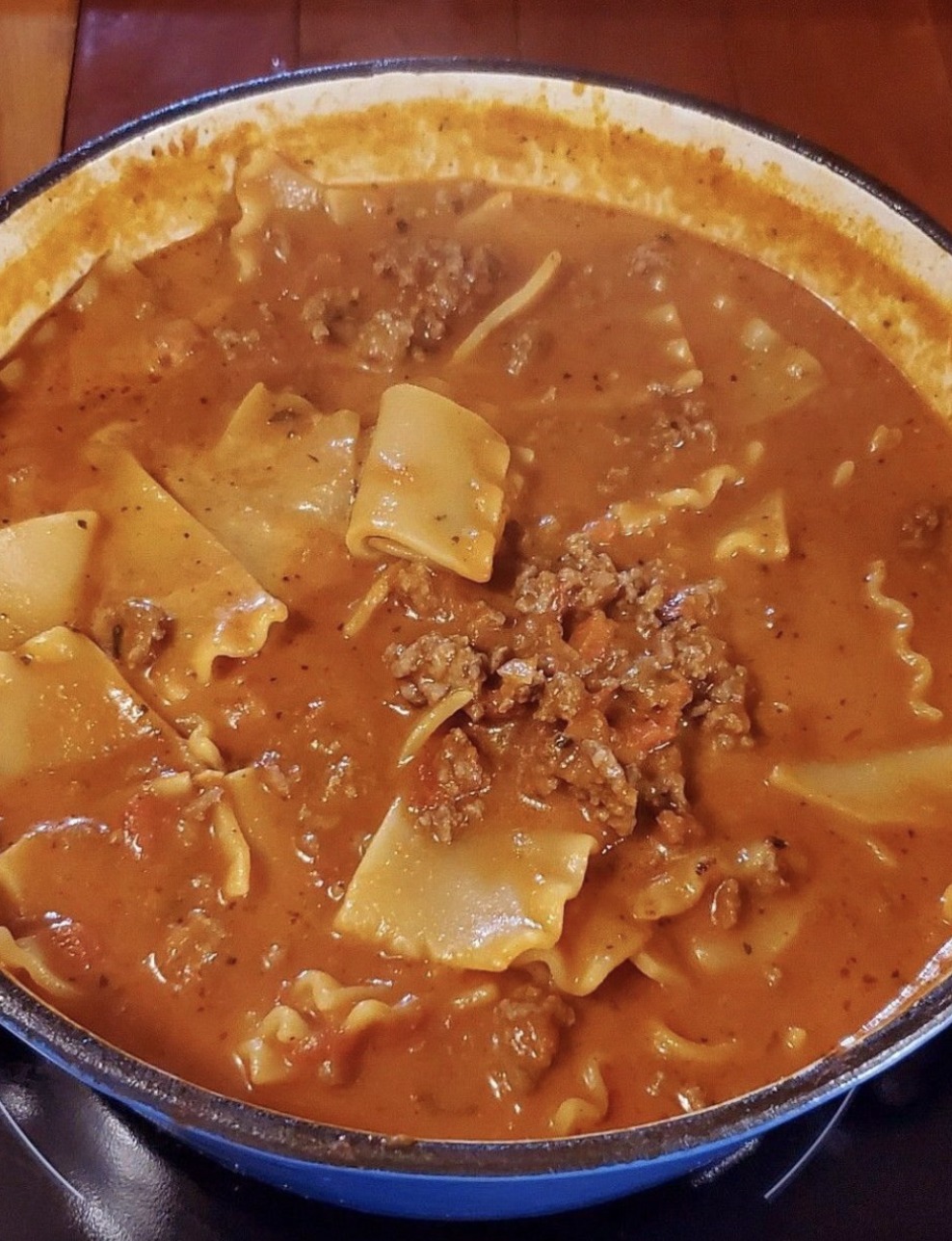 One Pot Lasagna Soup