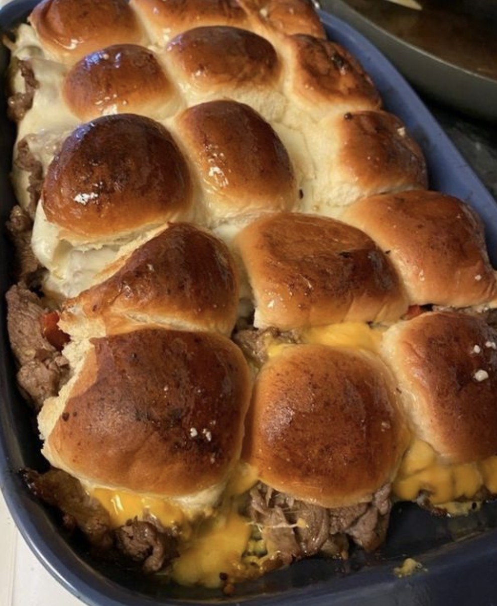 Philly Cheesesteak Sliders