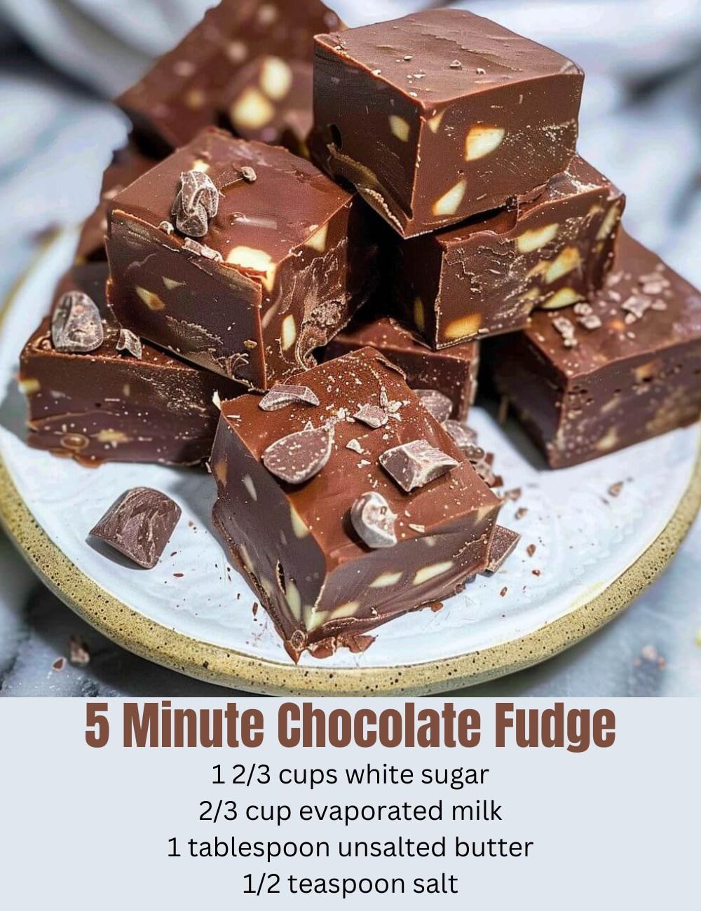 5 Minute Chocolate Fudge