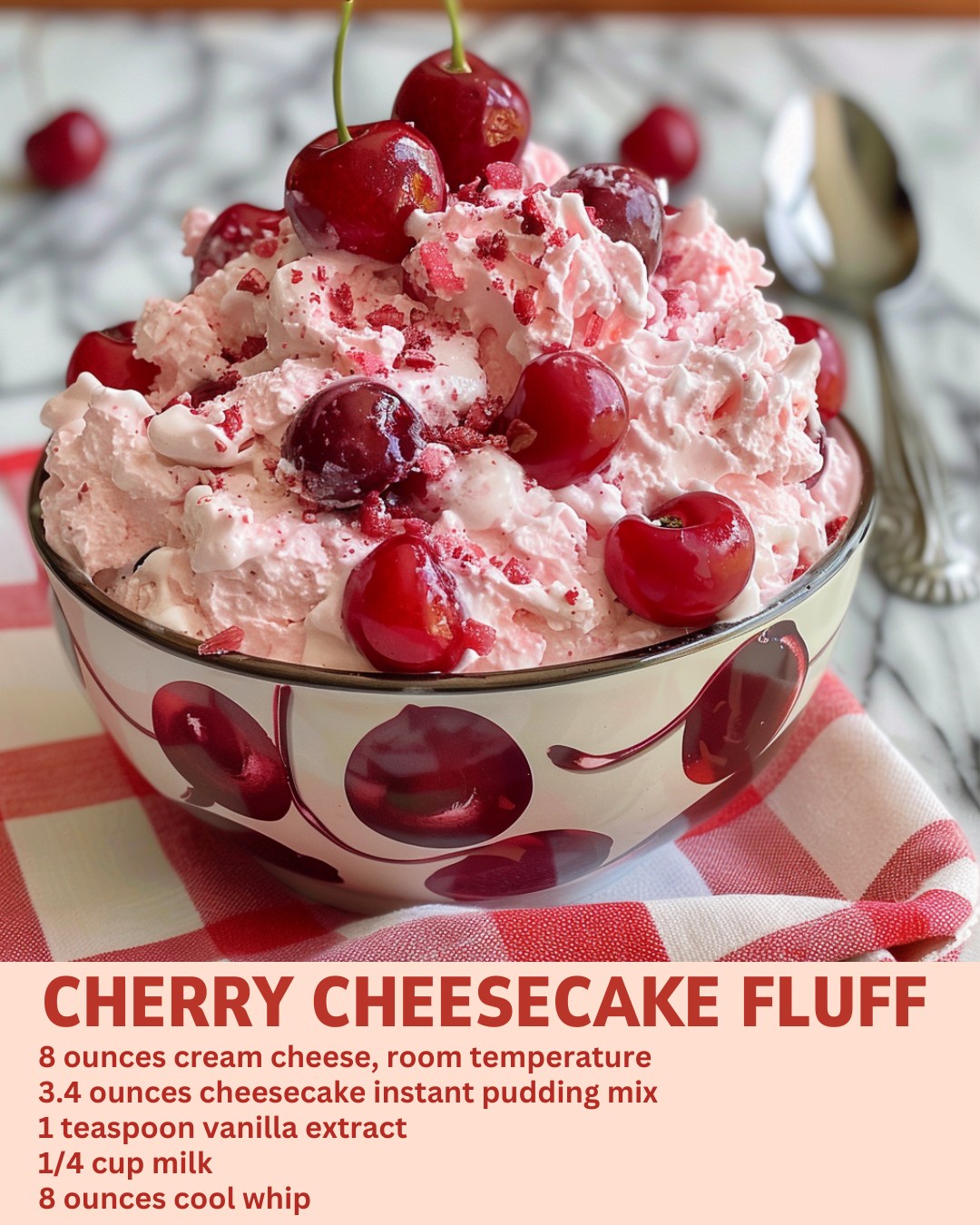 Cherry Cheesecake Fluff