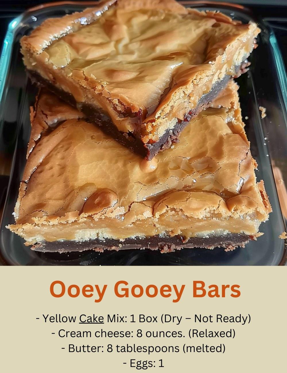 Ooey Gooey Bars