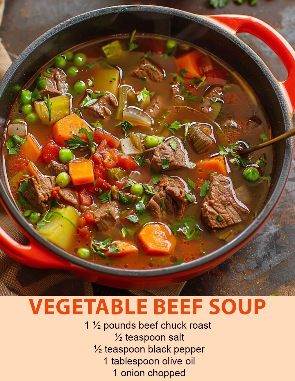 VEGETABLE BEEF SOUP