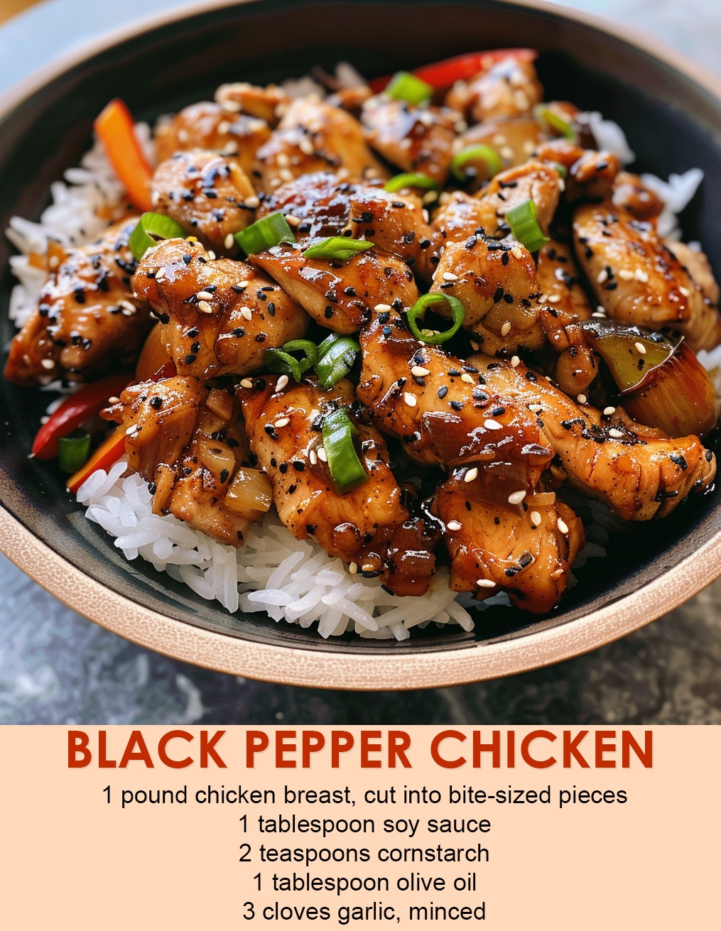 Black Pepper Chicken