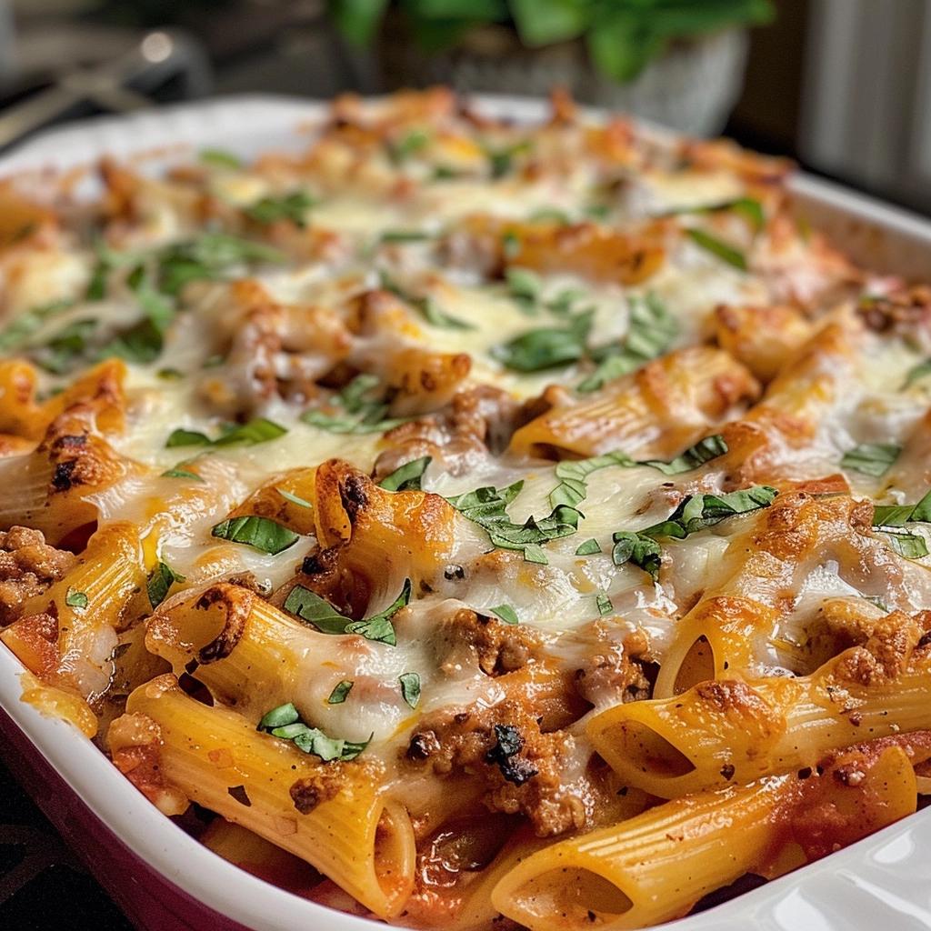 Baked Mostaccioli