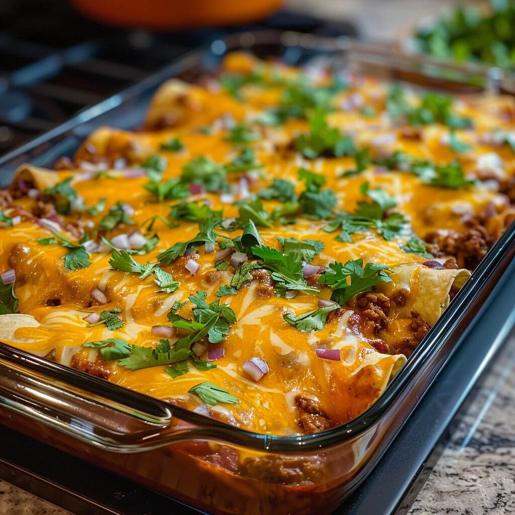 Beef Burrito Casserole