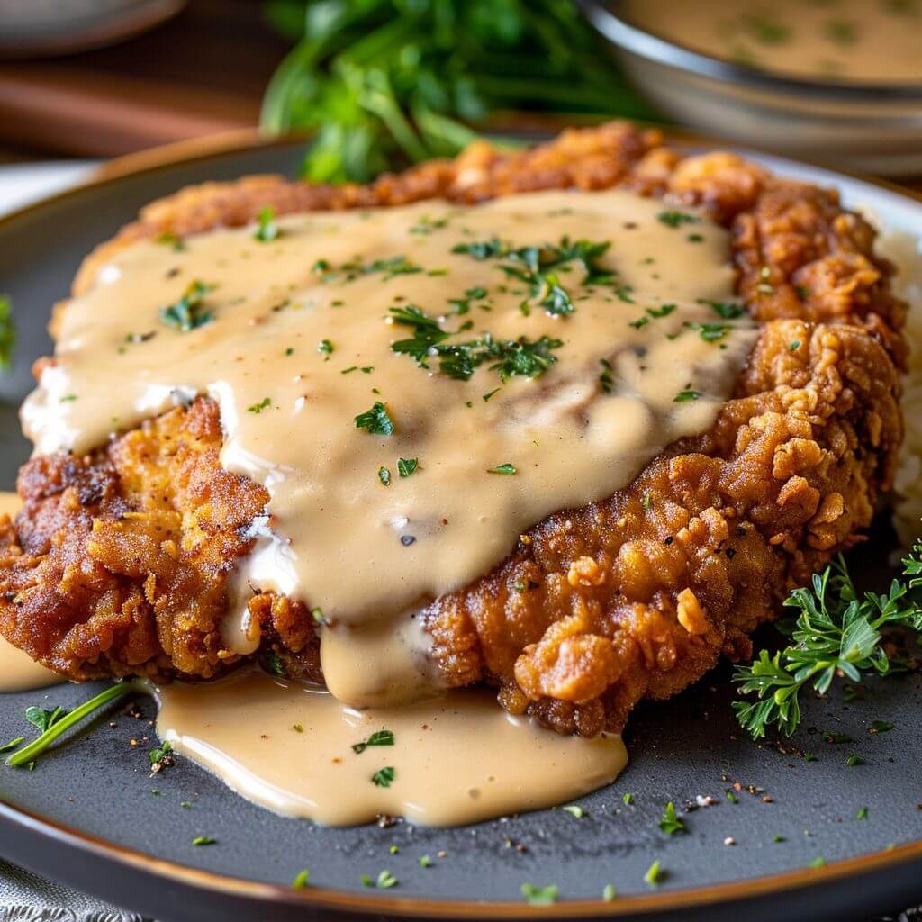 Southern Chicken Fried Steak with Gravy