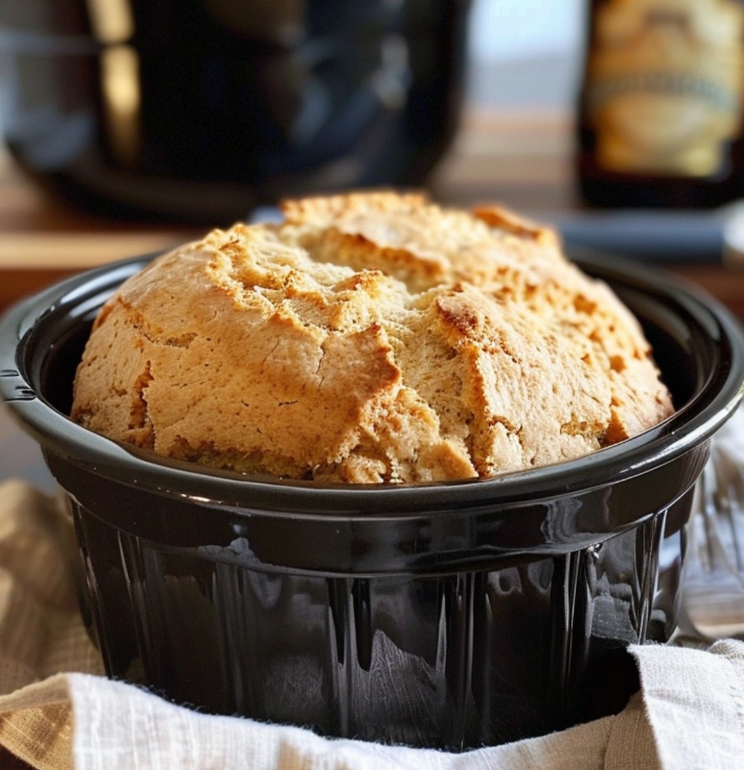 2-Ingredient Slow Cooker Beer Bread